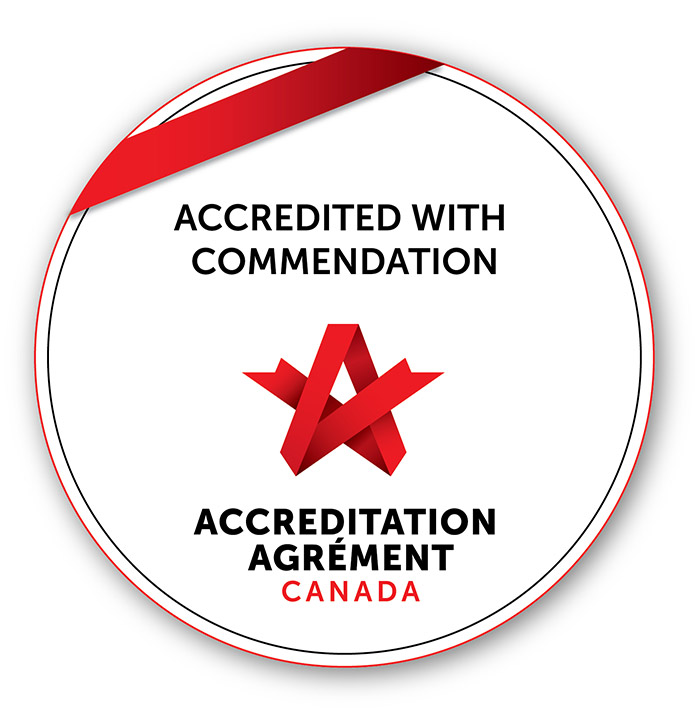 Accredited with commendation seal