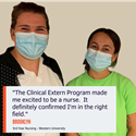 Casee, RPN with Clinical Extern Brooklyn