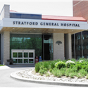 Exterior of Stratford General Hospital