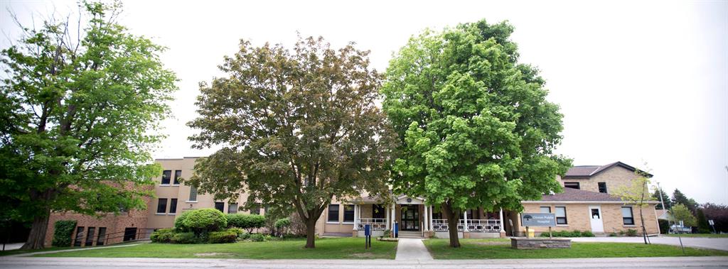 Exterior of the Clinton Public Hospital 